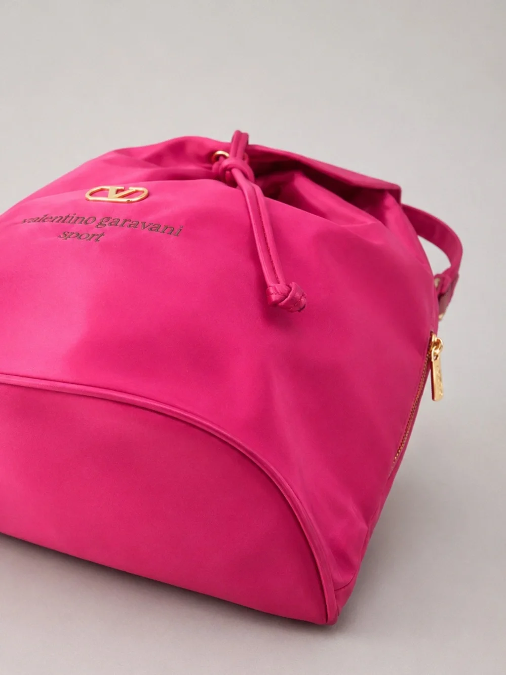 VALENTINO GARVANI SPORT PINK NYLON BACKPACK